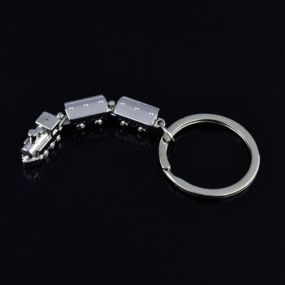 DARNELL Móc Khóa Kim Loại Hình Tàu Lửa Sáng Tạo Thời Trang