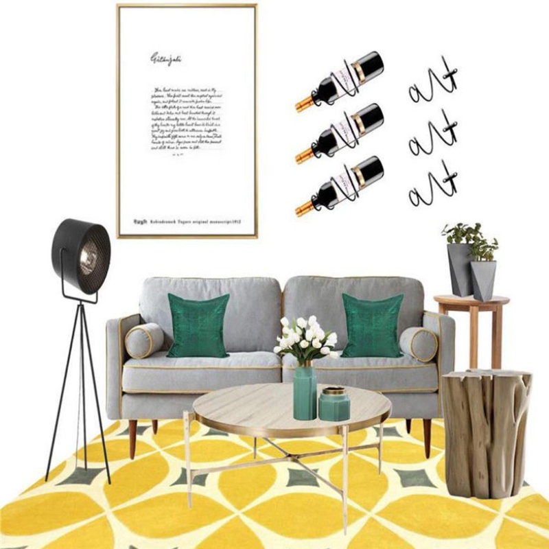 1 Giá Đỡ Chai Rượu Vang Gắn Tường Tiện Lợi