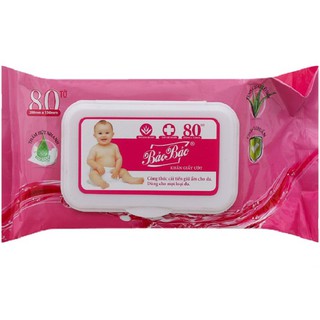Combo 05 gói Khăn ướt bỏ túi Bảo Bảo 80 tờ