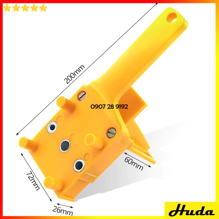 Bộ cữ khoan chốt gỗ - Cữ khoan thẳng dụng cụ định vị khoan lỗ chốt gỗ 6 8 10mm
