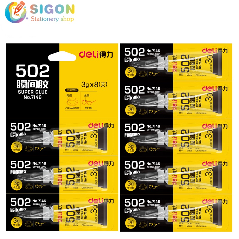Keo Dán Nhựa Kim Loại / Nhựa / Kính / Gỗ Siêu Dính 502