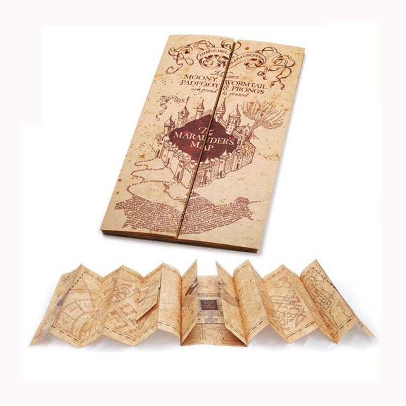 Poster Bản Đồ Ma Thuật Harry Potter 77*22cm