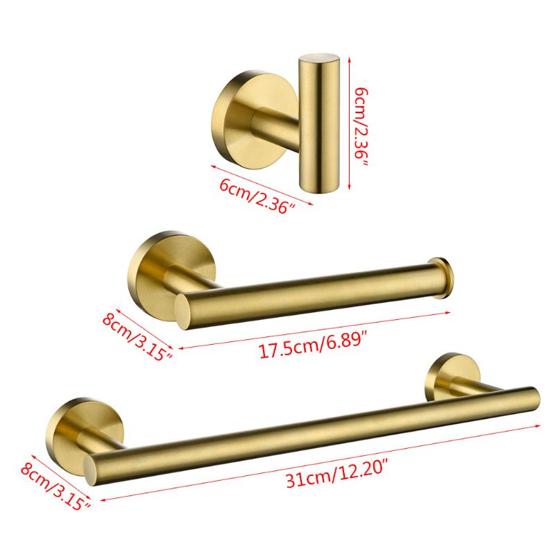 Giá Đỡ Cuộn Giấy Vệ Sinh Gắn Tường Đa Năng Chống Rỉ Sét