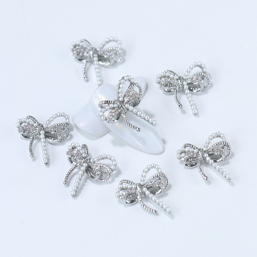 Set 5 Phụ Kiện Nơ 3D Dùng Trang Trí Móng Tay