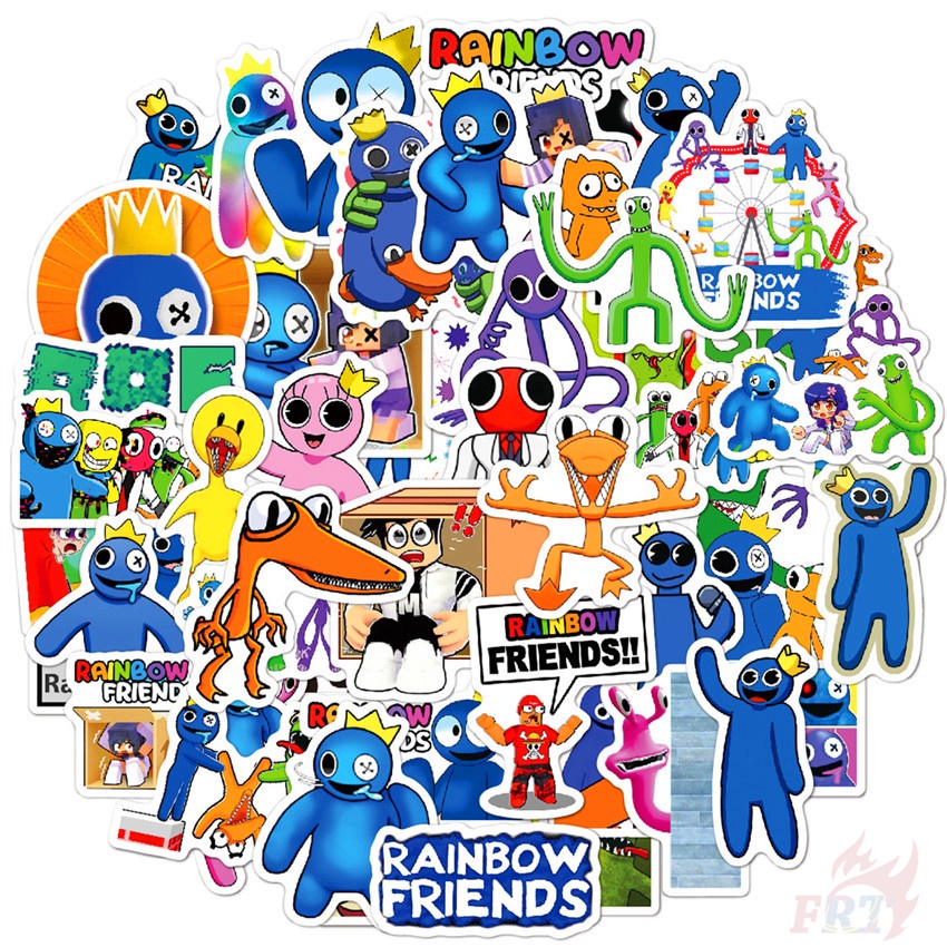 ❉ Bạn Bè Cầu Vồng &lt; ROBLOX &gt; Series 04 Hình Dán ❉ Bộ 50 Sticker Chống Thấm Nước Họa Tiết Doodle Hợp Thời Trang
