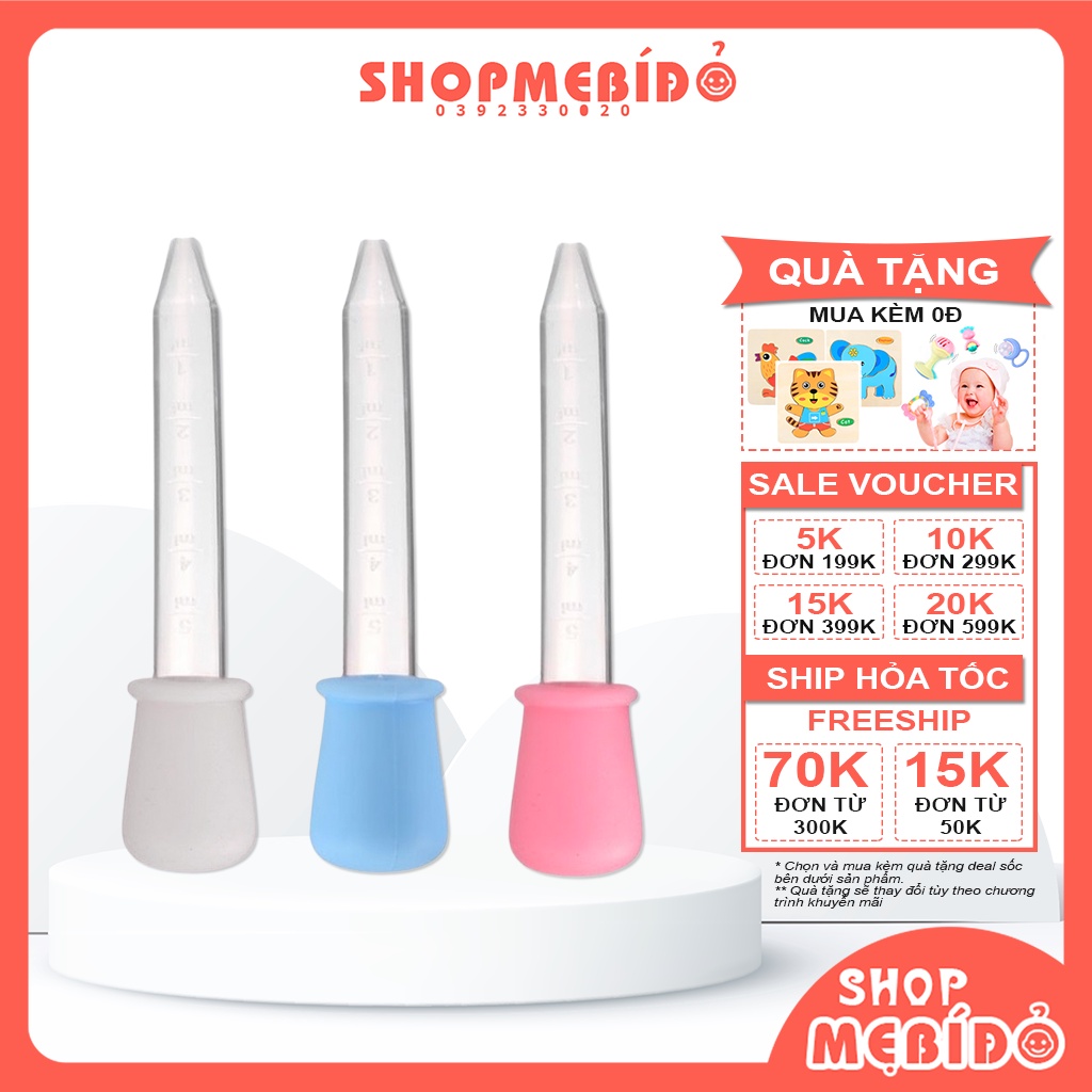 Ống Bón Thuốc Bón Sữa Cho Bé Hình Gấu Cho Bé Dễ Thương Có Chia Vạch Hộp Đựng Tiệt Trùng Shop Mẹ Bí Đỏ