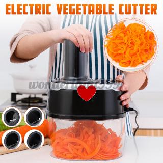 Máy Cắt Rau Củ Quả 2L + 4 Lưỡi Dao