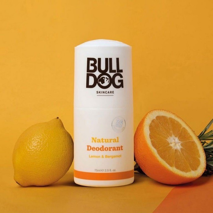 [ Chính Hãng UK ] Lăn Khử Mùi cho nam Bulldog Lemon &amp; Bergamot Natural Deodorant