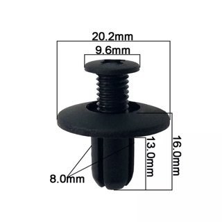 Nở đinh ốc nhựa 8mm Kia Hyundai