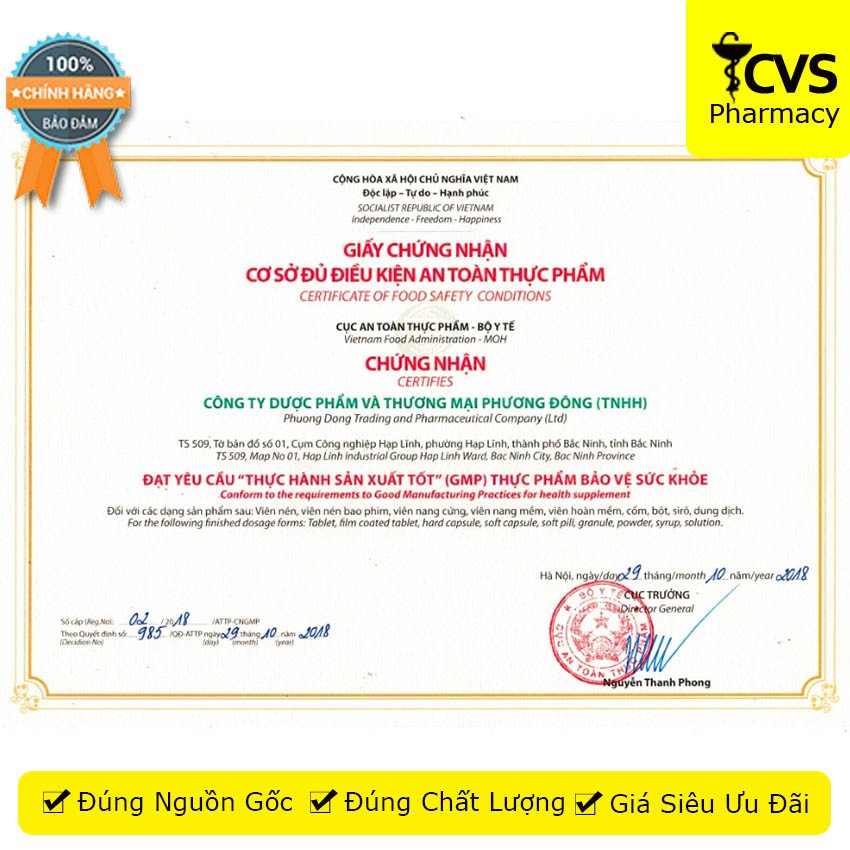 An Phụ Khang An Châu Plus mới - 60 viên uống giảm u xơ, u nang dành cho phụ nữ - cvspharmacy