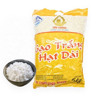 Gạo Trắng Hạt Dài Tấn Vương 5kg