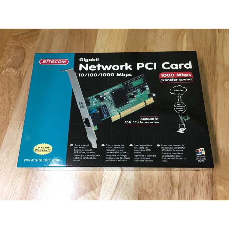 Card mạng PCI Giga 1000Mbps Sitecom | BigBuy360 - bigbuy360.vn
