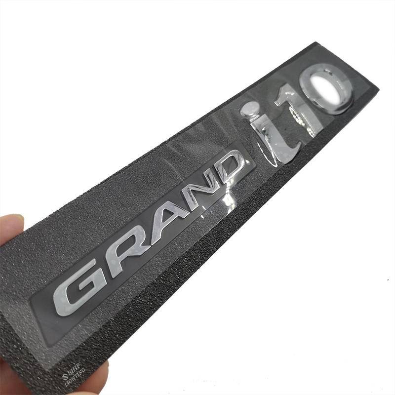 1 Miếng dán trang trí nắp xe hơi GRAND i10 thay thế cho HYUNDAI GRAND i10