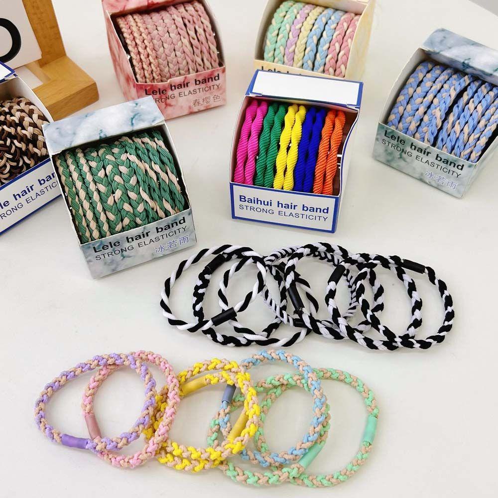 Dây Cột Tóc Cao Su Co Giãn Thời Trang Cho Nữ