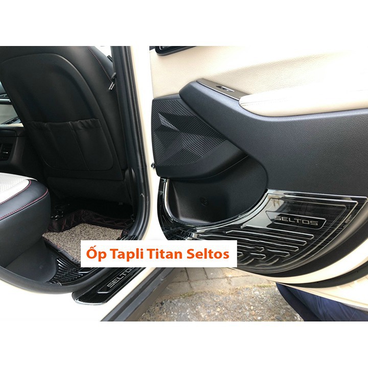 Ốp Tapli Xe Kia Seltos 2019 2020 2021 Mẫu Carbon- tặng kèm keo dinh thêm