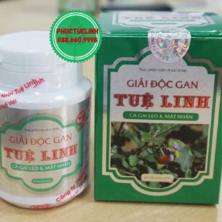 [Mua kèm deal sốc]CT hội viên 2020 Giải độc gan Tuệ Linh chính hãng - hộp 60v