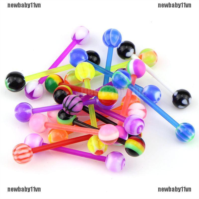 Set 20 Khuyên Cơ Thể Nhiều Màu Sắc