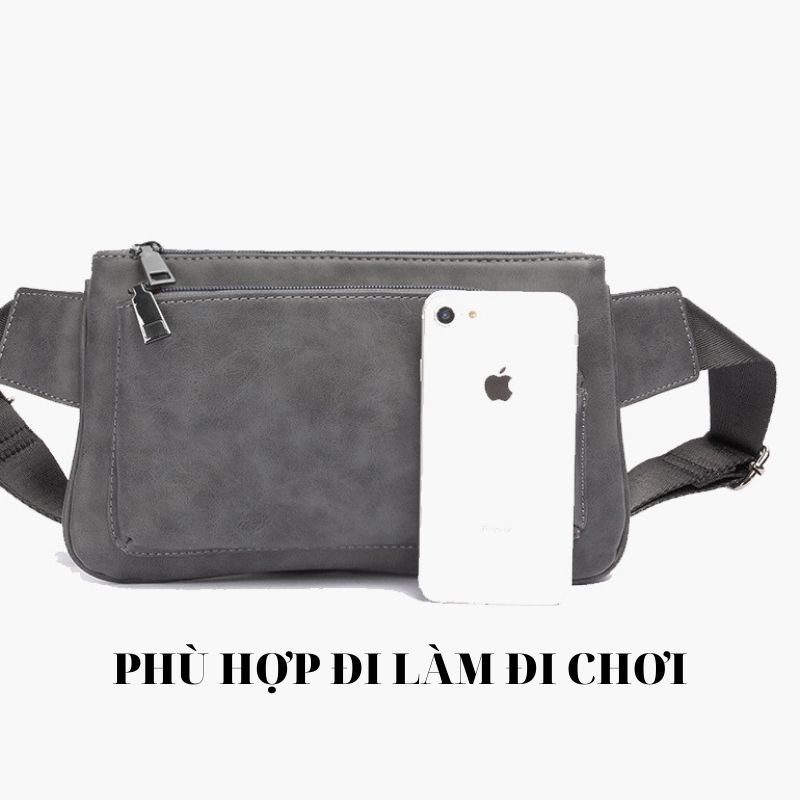Túi bao tử nam nữ ⚡FREESHIP⚡da cô điển bền đẹp,cao cấp, lịch lãm. BH 12t Tặng Vớ nam 86U9
