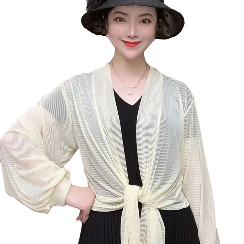 Áo Khoác Mỏng Nhẹ Tay Dài Chống Nắng Thời Trang Mùa Hè Cho Nữ