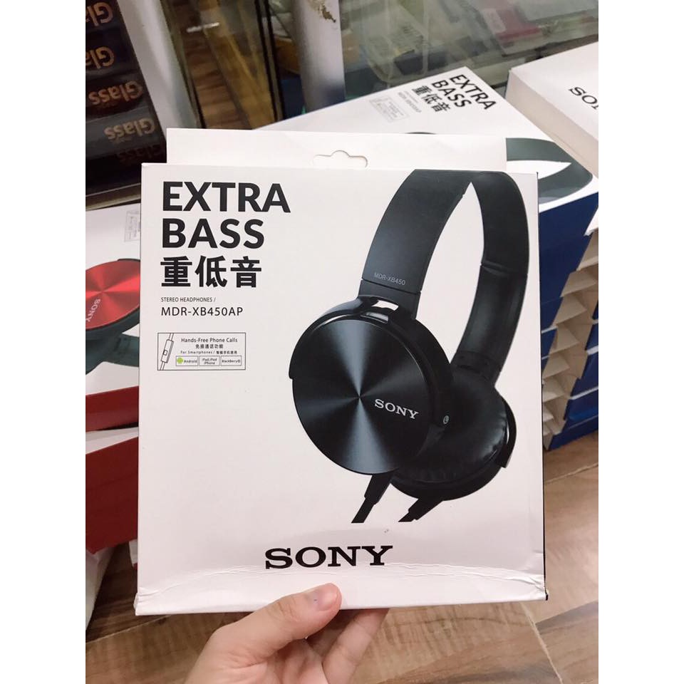 Tai nghe chụp tai có dây Sony Extra Bass S450