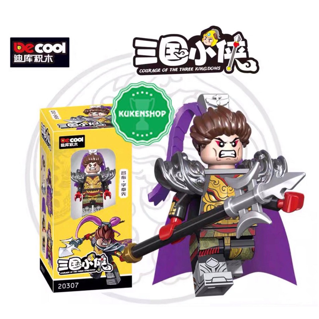 Minifigures Tam Quốc Mẫu Nhân Vật Gia Các Lượng Lưu Bị Quan Vũ Trương Phi Triệu Tử Long Mã Siêu Tào Tháo