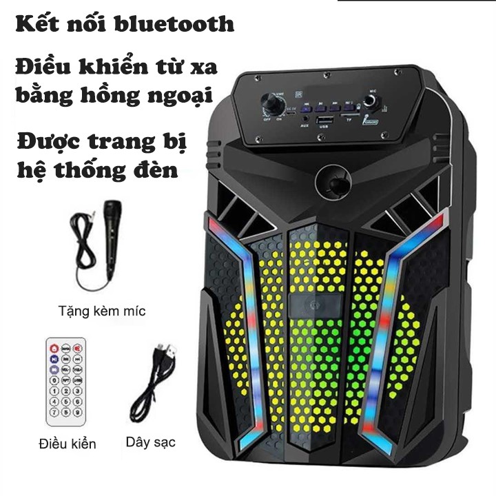 Loa Karaoke Bluetooth ⭐ tặng kèm MIC hát ⭐  sống động cực chất