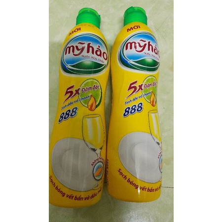 combo nước rửa chén mỹ hảo 5x đậm đặc(chai 400g)