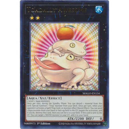 [ Zare Yugioh ] Lá bài thẻ bài MAGO-EN134 - Toadally Awesome - Rare