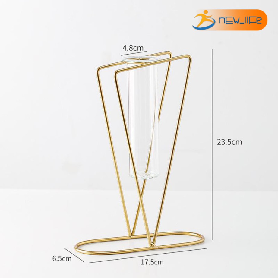 Chậu Kính Trồng Cây Bonsai Mini Hình Học Dùng Trang Trí Nhà Cửa / Sân Vườn