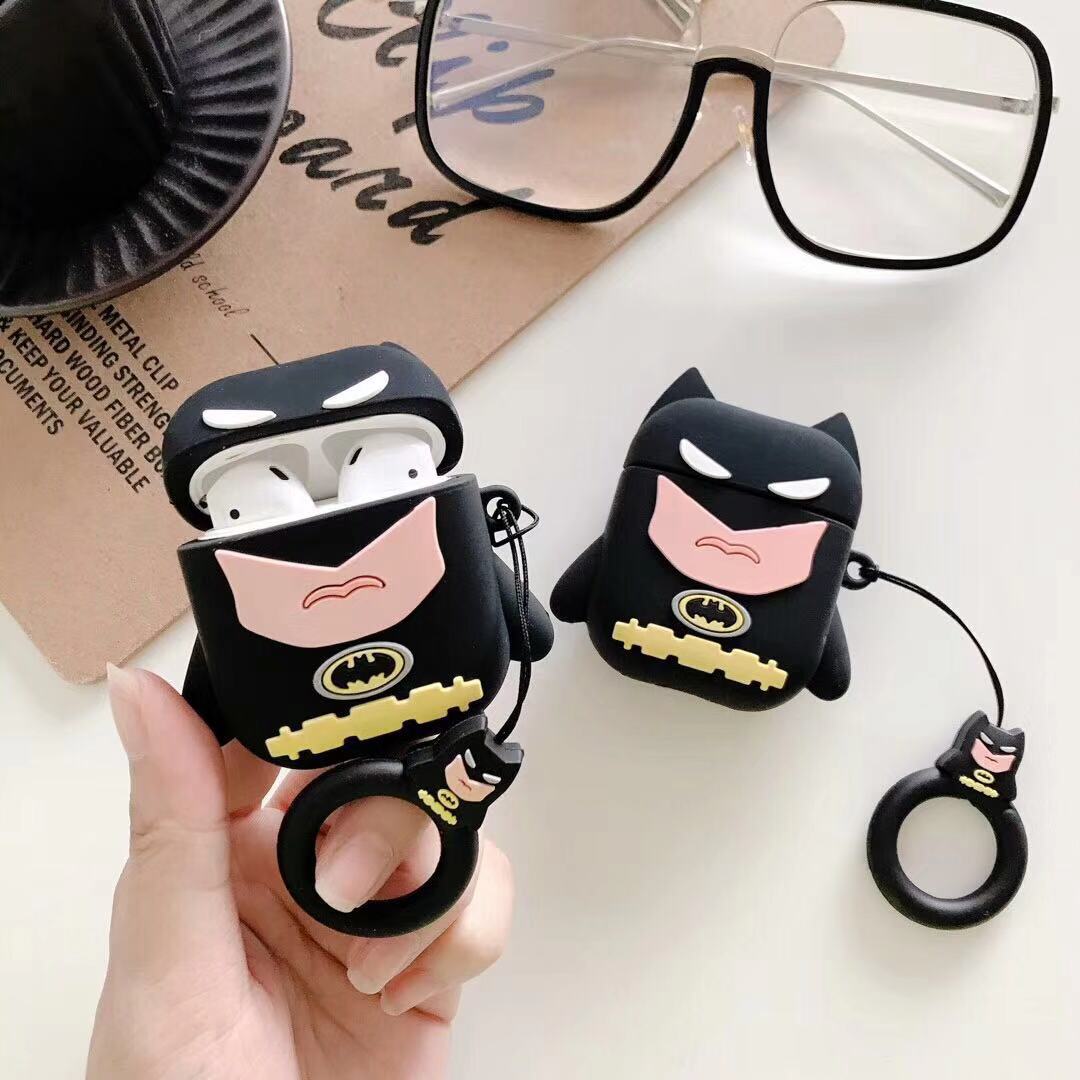 Ốp Bảo Vệ Hộp Đựng Tai Nghe Airpods 1 / 2 / 3 Hình Batman Xinh Xắn