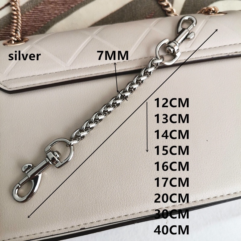 Dây Xích Bằng Kim Loại Mở Rộng Túi Xách Đeo Vai Có Thể Điều Chỉnh