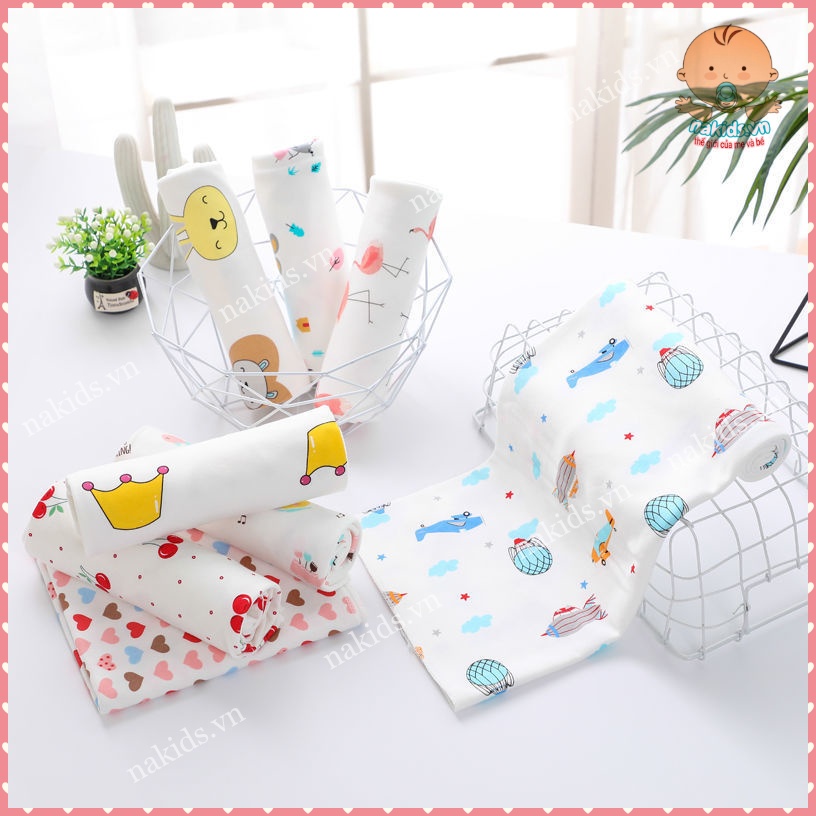 Khăn, Chăn Ủ Phòng Sinh, Khăn Tắm Cho Bé Sơ Sinh FREESHIP Chất Liệu Cotton Siêu Mềm Cho Da Của Bé - MS08