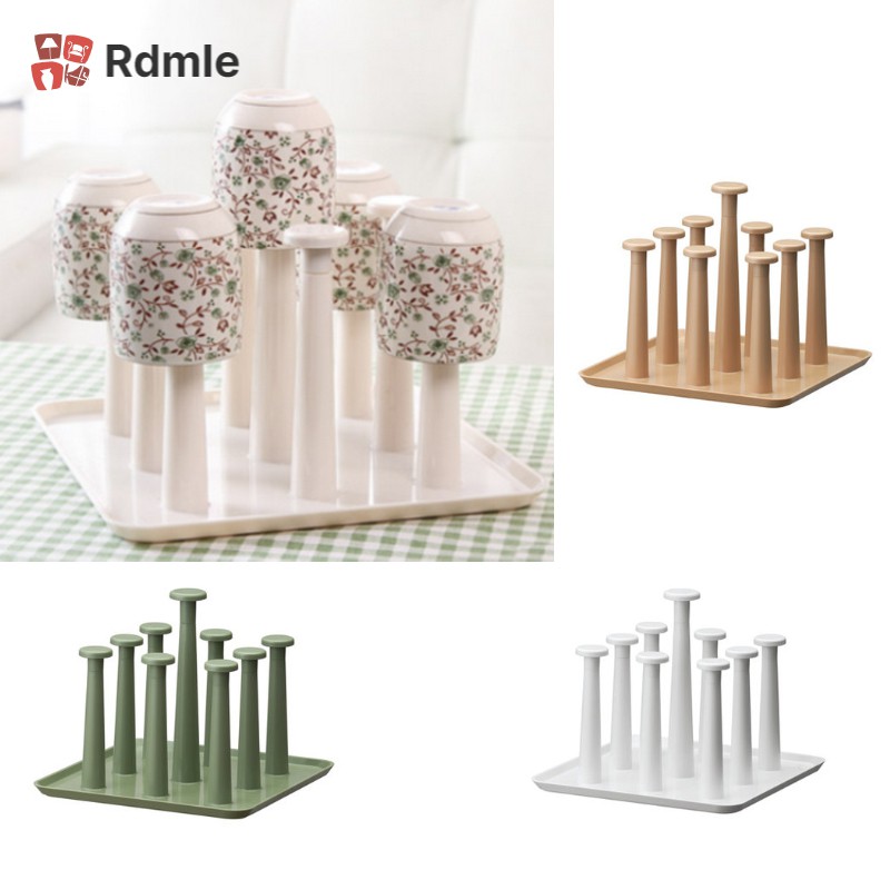 Giá đỡ cốc bằng nhựa kiểu dáng đơn giản tiện dụng