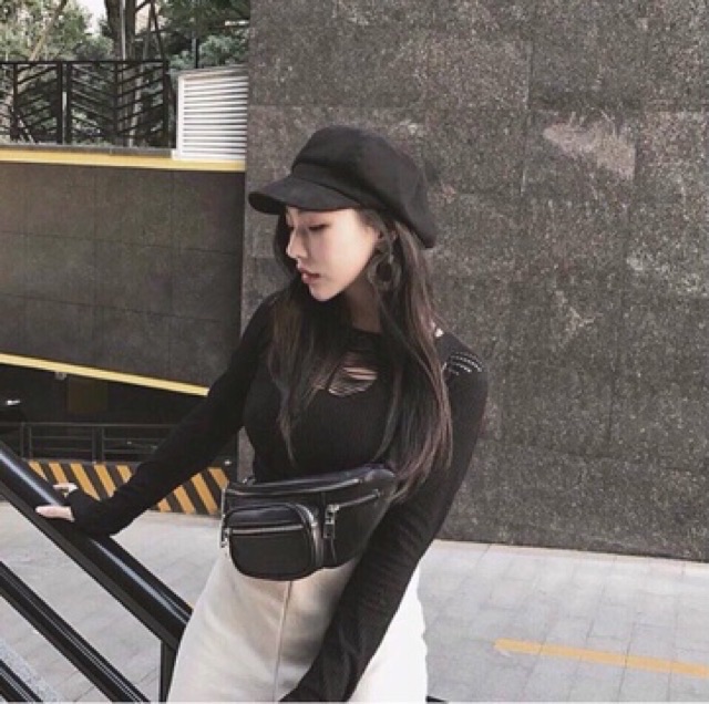 TÚI BAO TỬ TÚI ĐEO CHÉO 5 NGĂN KÉO PHỐI DÂY XÍCH PHONG CÁCH THỜI TRANG