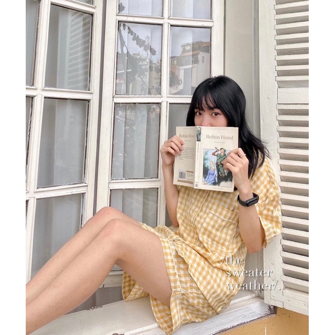 [Ảnh thật/Video]Set đồ mặc nhà có tặng kèm chun buộc tóc Bộ pịama chất đẹp | BigBuy360 - bigbuy360.vn