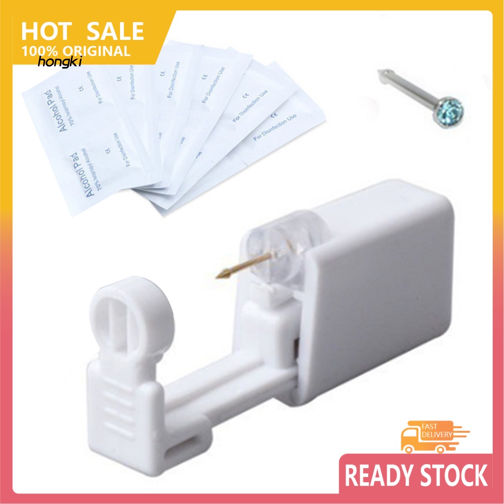 Set 8 Dụng Cụ Bấm Lỗ Tai / Mũi Chuyên Dụng Chất Lượng Cao