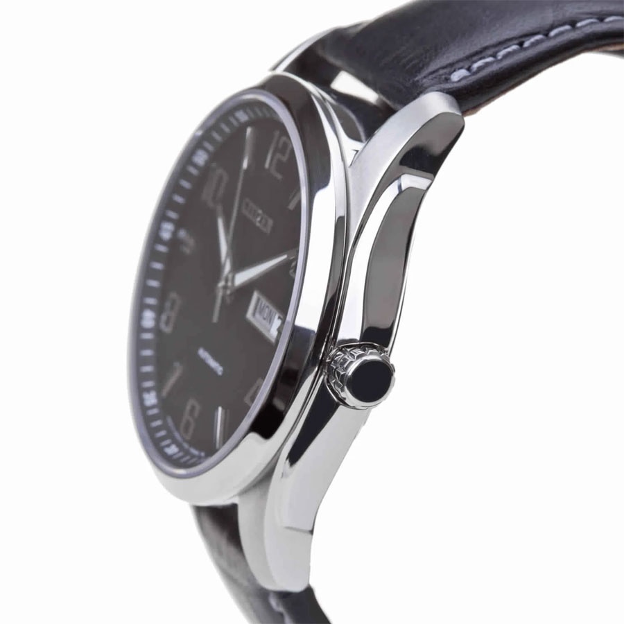 Đồng Hồ Nam Citizen Dây Da NP4020-01E - Mặt Đen (Sapphire)