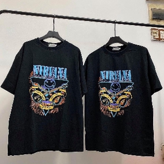 Áo Thun NIVANA hình thật - form unisex