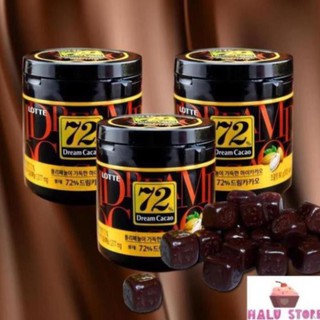 Sô cô la đắng lotte dream cacao 56% - 72% chocolate đắng lotte hủ 86gr - hàn quốc vz