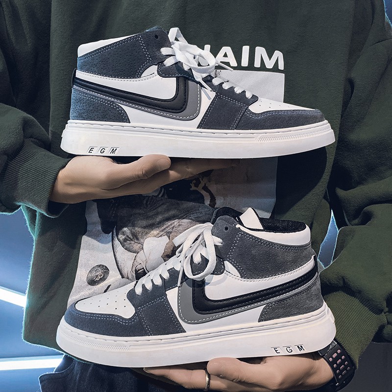 [Mã FAGREEN245 giảm 10% tối đa 30K đơn 99K] Giày Sneaker Nam ️⚡FREESHIP⚡ Giày Tăng chiều cao-Giày Thể Thao cổ cao | BigBuy360 - bigbuy360.vn