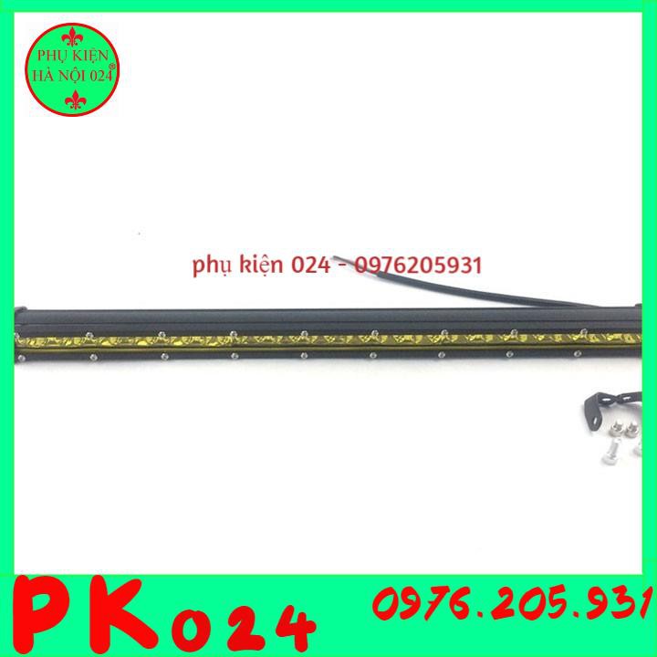 Đèn Pha LED Bar 18 Bóng Dài 50cm Dành Cho Ô Tô Ánh Sáng Vàng