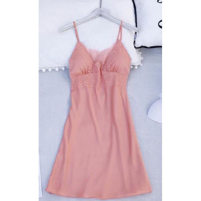 Váy ngủ chất lụa qc