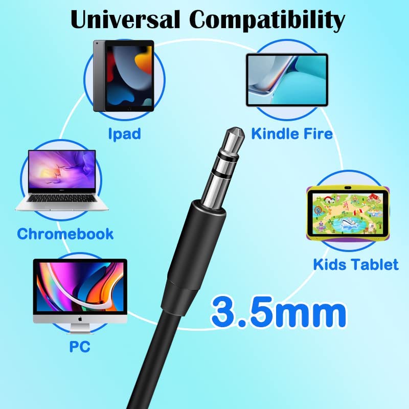 Tai Nghe Chụp Tai Có Dây 3.5mm Cho iPhone Xiaomi Mp3