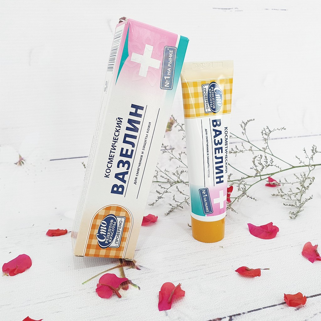 Vaseline Nga Dưỡng Môi mềm chống nẻ, thâm trong phun xăm thẩm mỹ