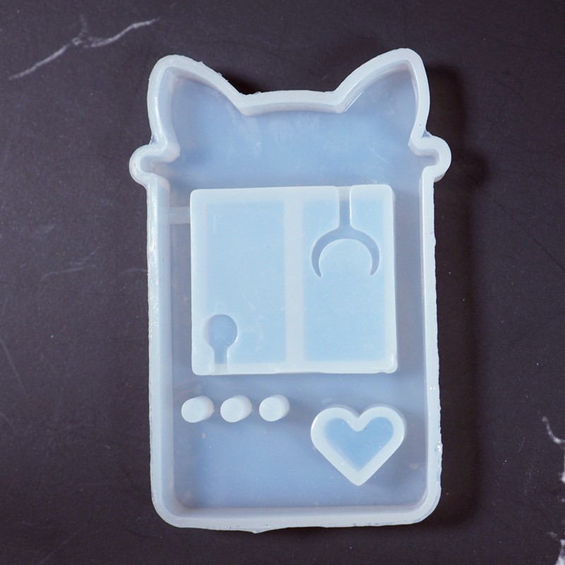 Khuôn silicon làm móc khóa shaker resin handmade loại 3