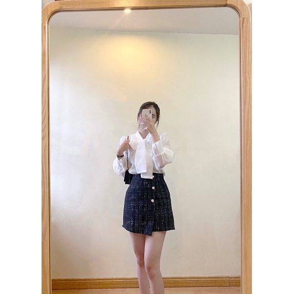 Áo voan nơ hình chụp thật | BigBuy360 - bigbuy360.vn