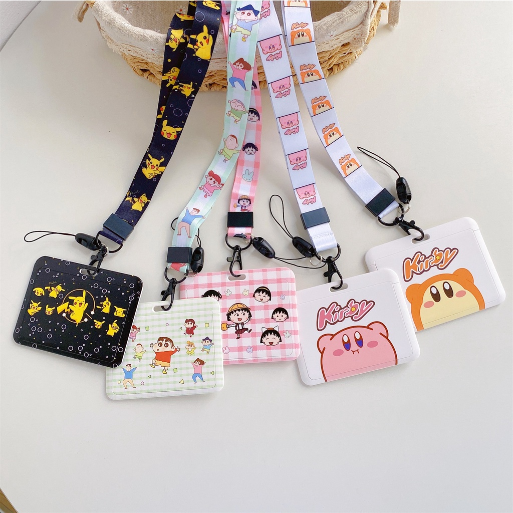Dây Đeo Thẻ ID/Thẻ ID Họa Tiết Hoạt Hình Dễ Thương Xinh Xắn