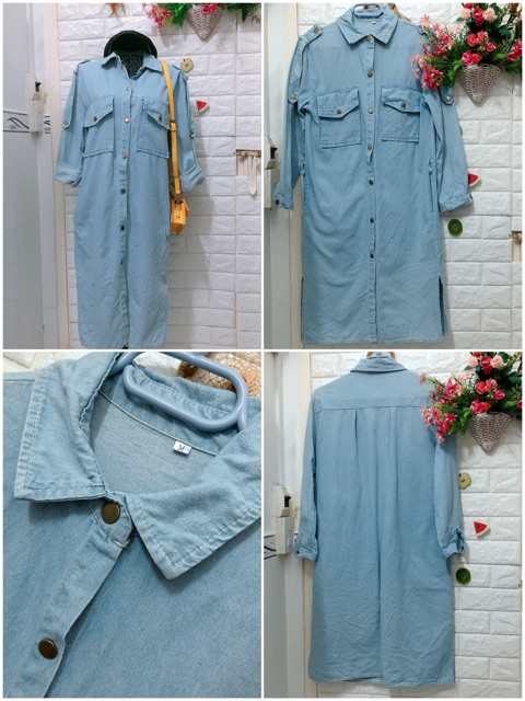 Đầm kiểu tay dài sang chảnh dưới 60 kg