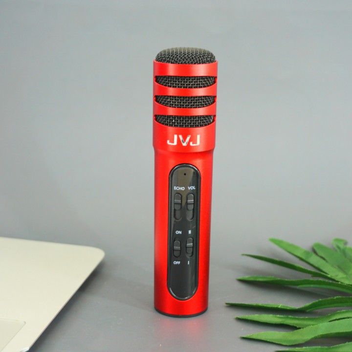 Micro livestream hát karaoke C7 JVJ - Hỗ trợ thu âm 3 in 1 Tặng kèm tai nghe và bọc bảo vệ đầu mic