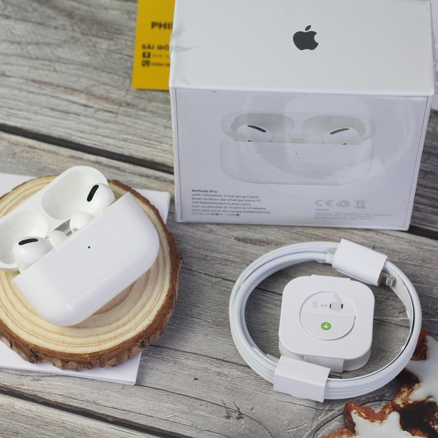 Tai nghe không dây Airpods Pro nguyên seal fullbox cảm biến xuyên âm tốt | BigBuy360 - bigbuy360.vn